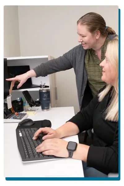employee showing onboarding