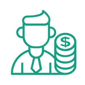 Icon representing shift scheduling and shift differential pay for healthcare staff